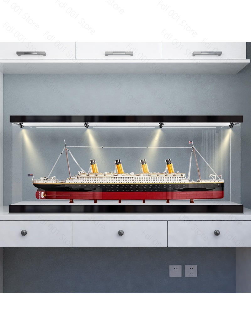 Figure Display Box - Van toepassing op 10294 Titanic modelfiguur