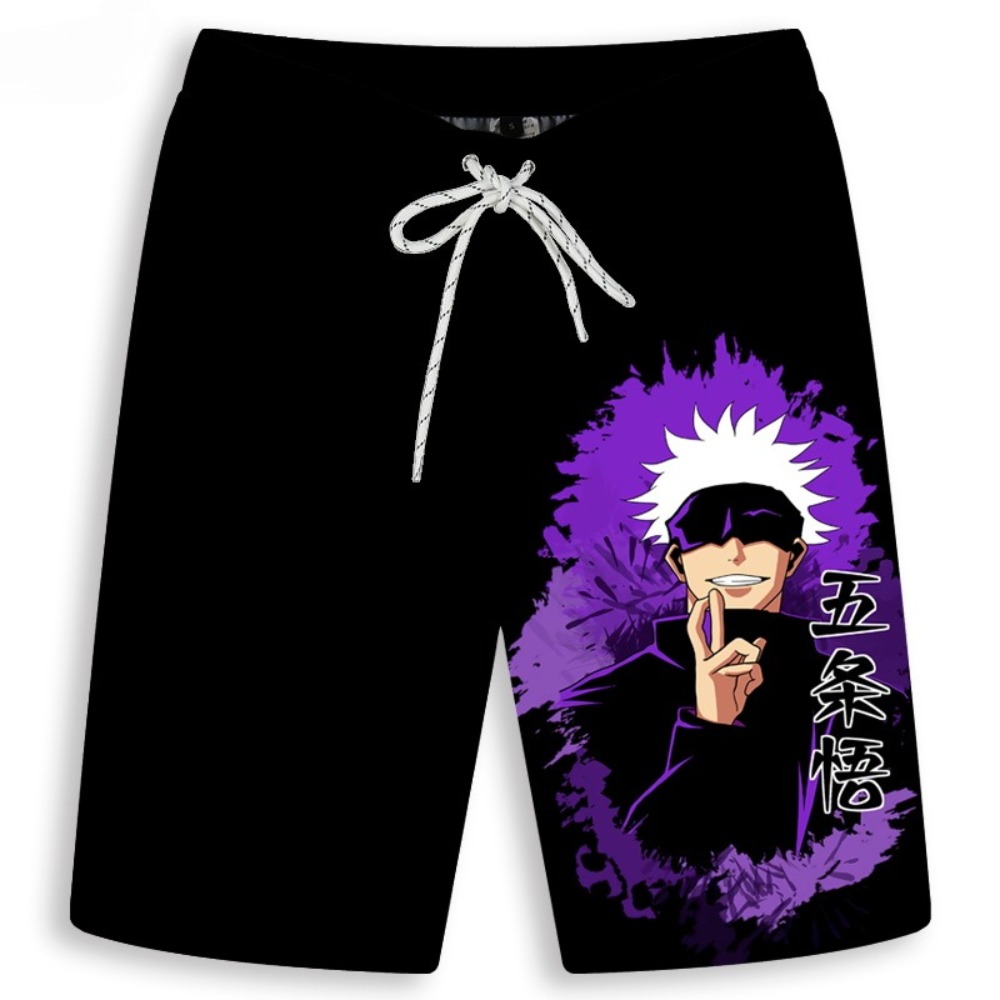 Anime Merchandise Shop - Heren Gojo Satoru bedrukte shorts Heren