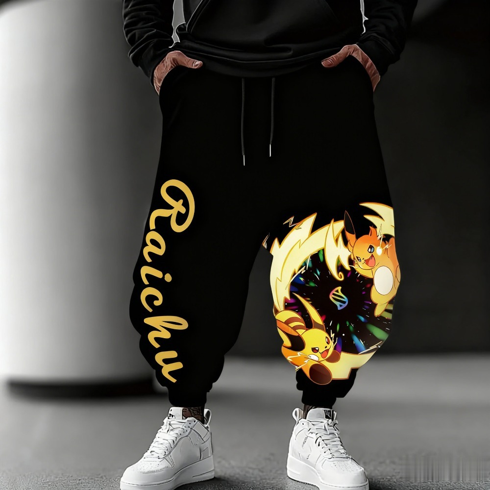 Anime Merchandise Shop - Pokémon-serie fleece thermische broek herfst winter