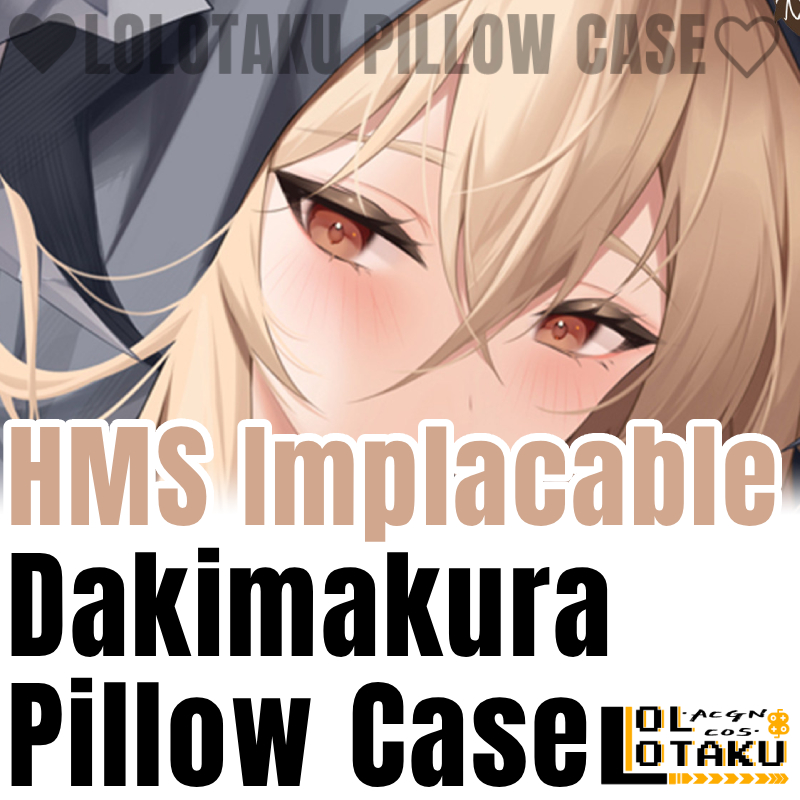 Body Pillow Cover - HMS Implacable Dakimakura Azur Lane Kussensloop