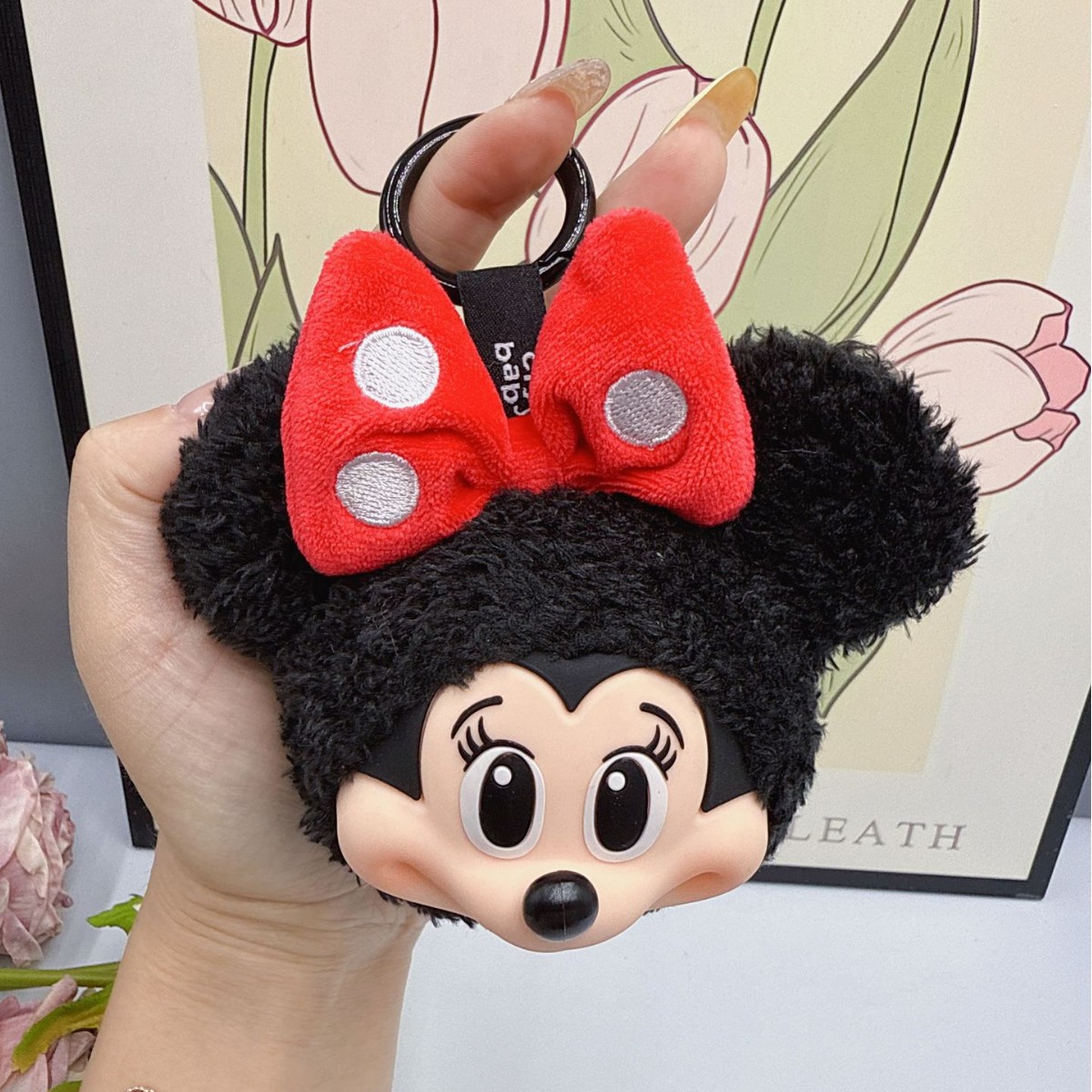 Original Anime Merchandise - Mickey Minnie Pluche Pop Sleutelhanger Leuke