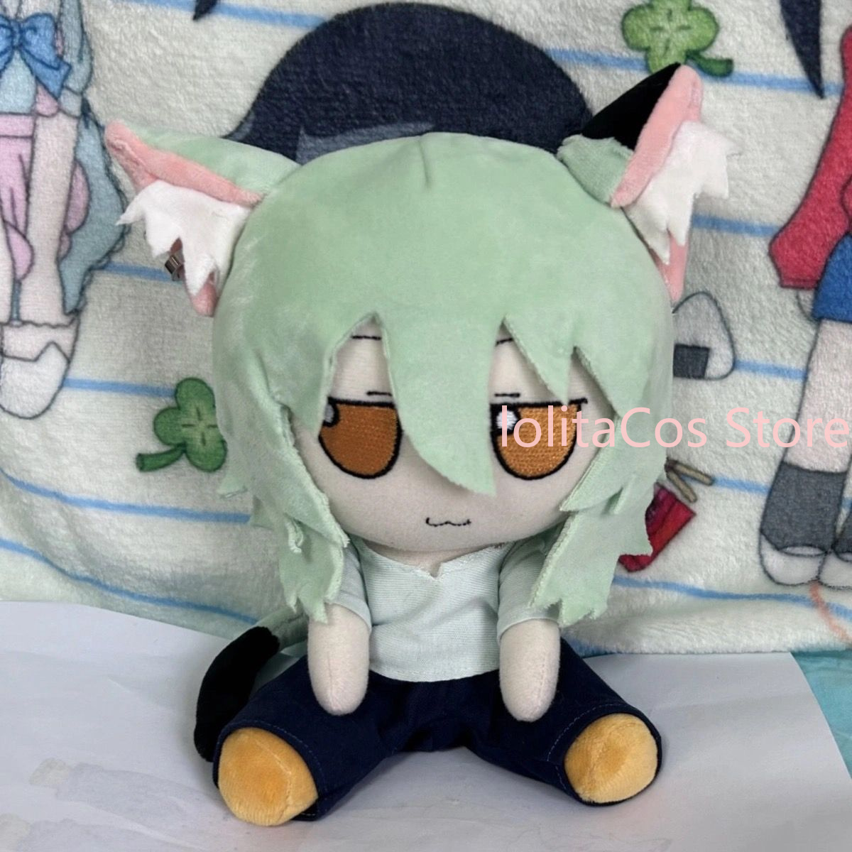 Chainsmoker Cat Yani Neko Sato - Plush Doll Anime recensie en prijs